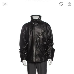 Men’s/Unisex G-Star RAW leather Motor Jacket New